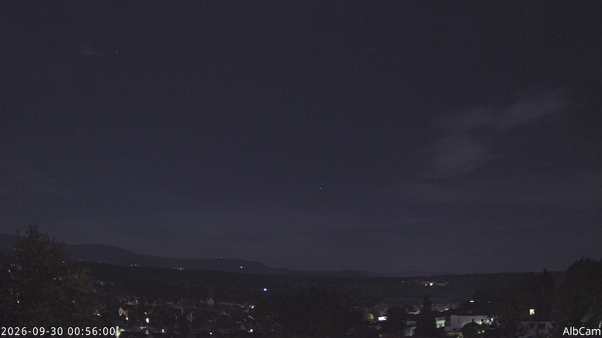 Live camera feed from 🇩🇪 AlbCam Goeppingen in View from Goeppingen to SW