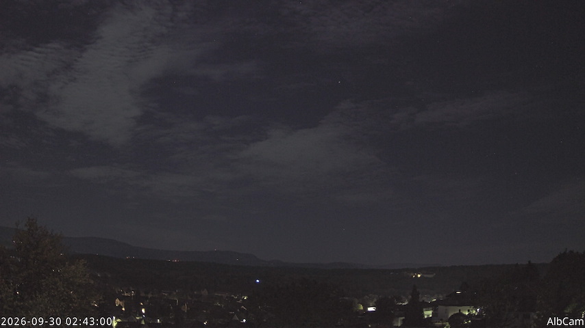 Canal de cameră live de la 🇩🇪 AlbCam Goeppingen în View from Goeppingen to SW