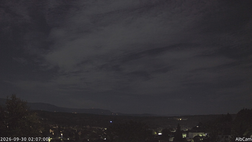 Live-Kamerakanal von 🇩🇪 AlbCam Goeppingen in View from Goeppingen to SW