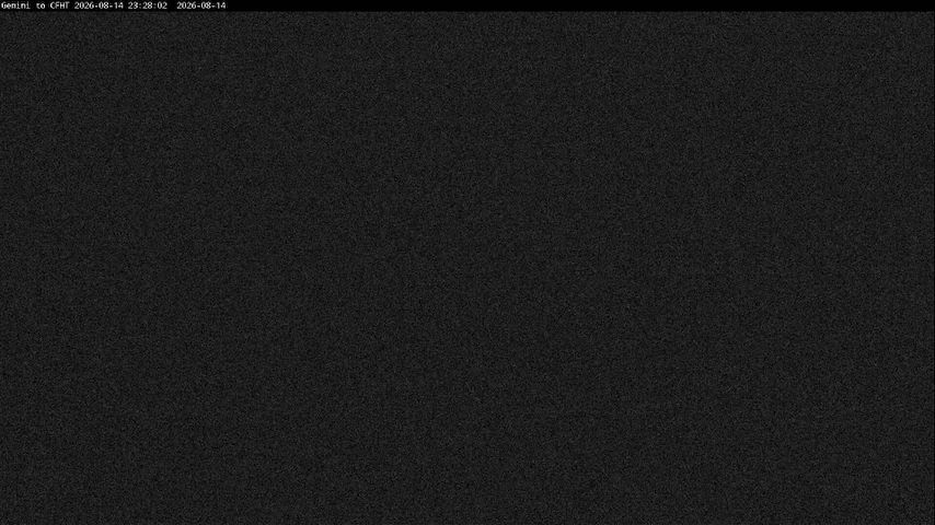 Live camera feed from Canada-France-Hawaii Telescope - North in Hawaii