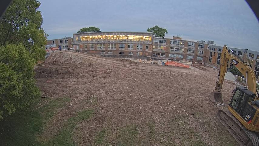 Tiesioginis kameros kanalas iš CUW School of Nursing Construction Camera Concordia University Wisconsin