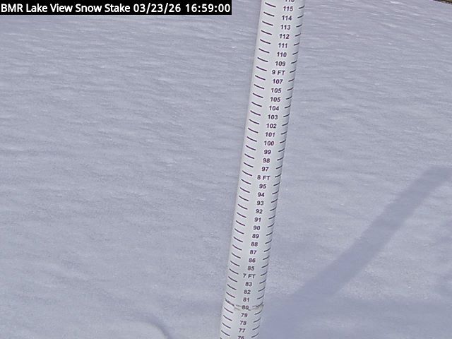 Lakeview Snow Depth Image