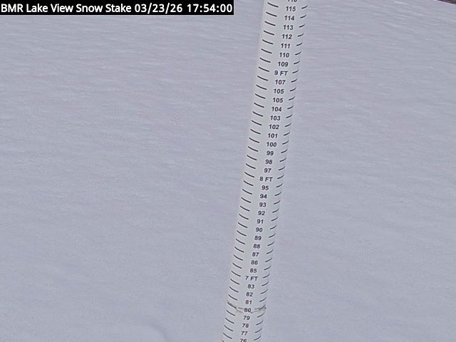 Lakeview Snow Depth Image