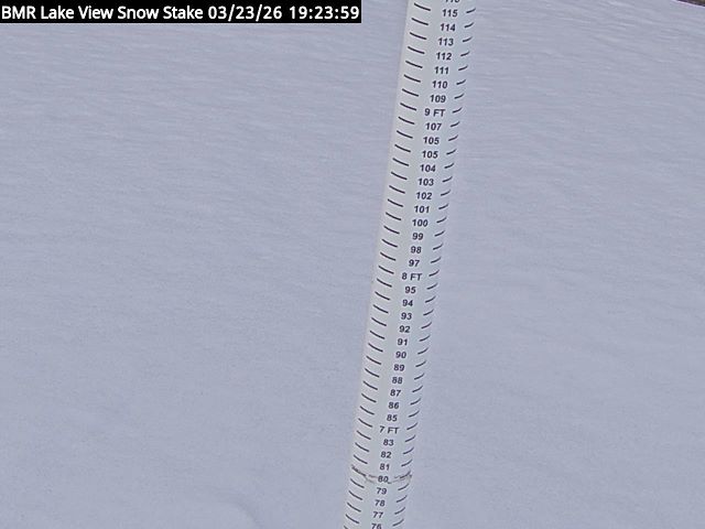 Lakeview Snow Depth Image