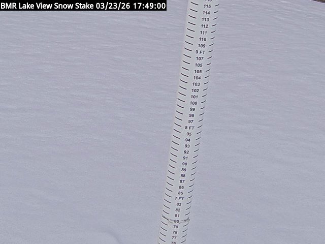 Lakeview Snow Depth Image