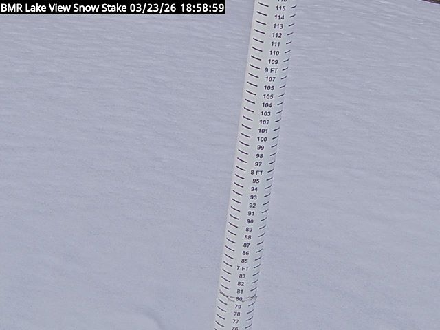 Lakeview Snow Depth Image