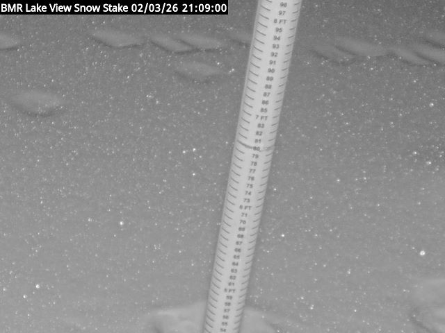Lakeview Snow Depth Image