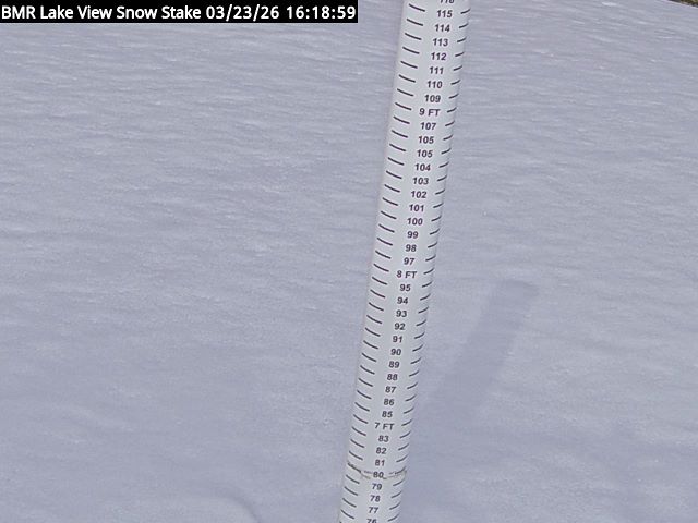 Lakeview Snow Depth Image