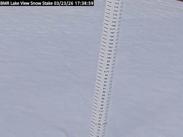 Lakeview Snow Depth Image
