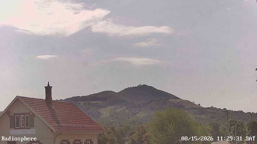 Live camera feed from RADiOSPHERE-BURG TECK in Burg Teck in Owen